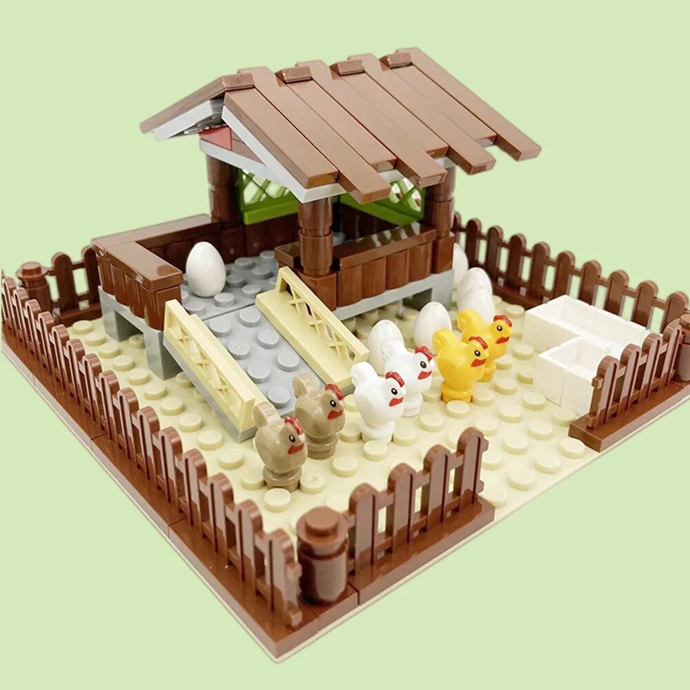 New MOC Chicken Coop Model Bui - Urban Farming Education recension och pris