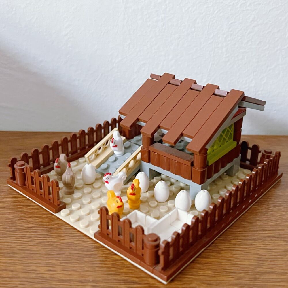 New MOC Chicken Coop Model Bui - Urban Farming Education recension och pris